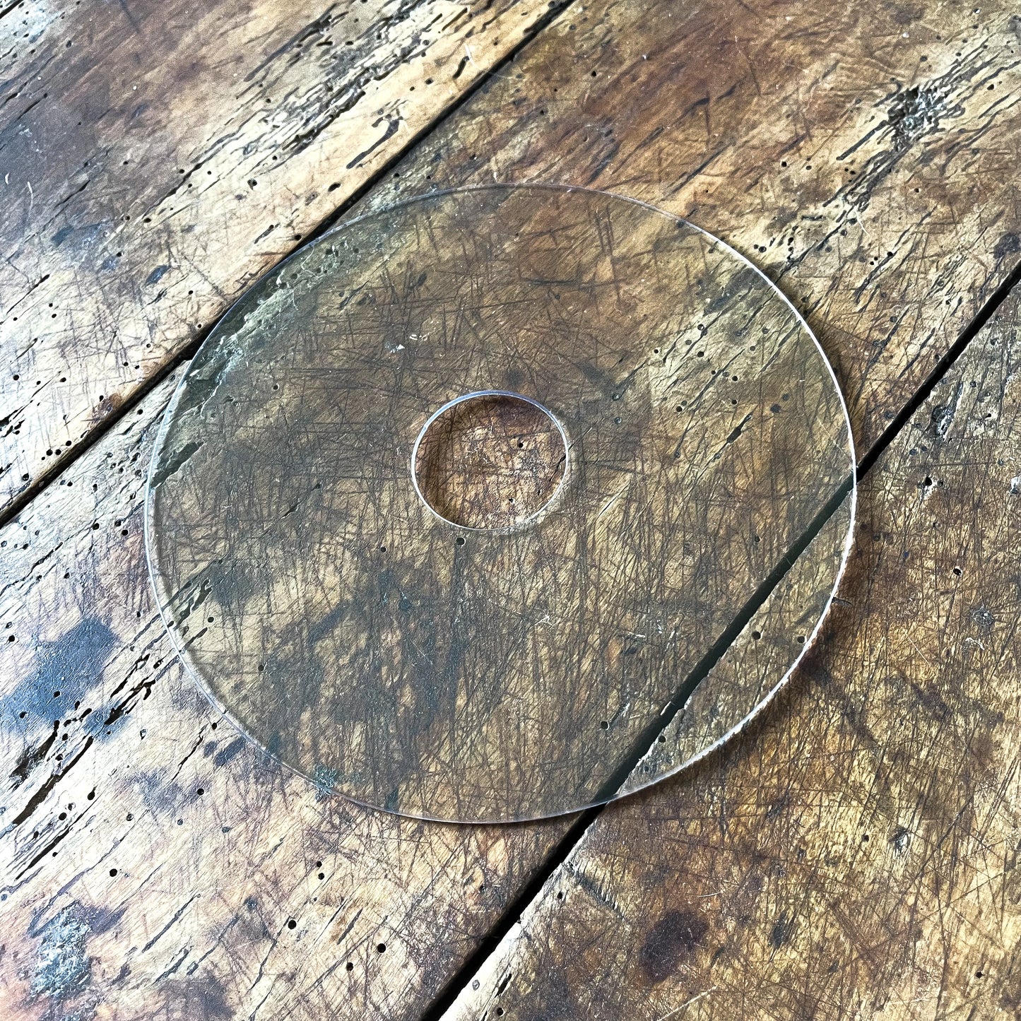 1mm Big Hole Transparent Blanks (7”)