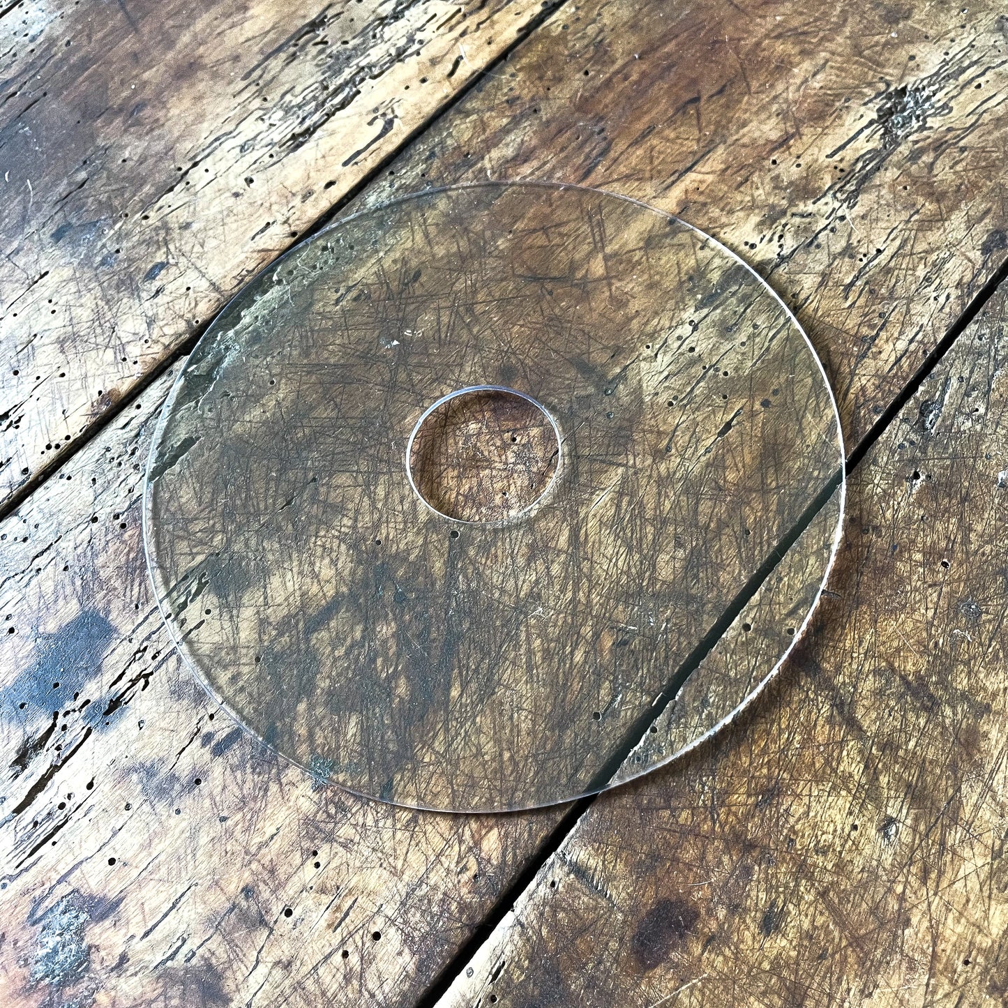 2mm Big Hole Transparent Blanks (7”)